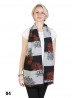 Unisex Reversible Trees print Scarf